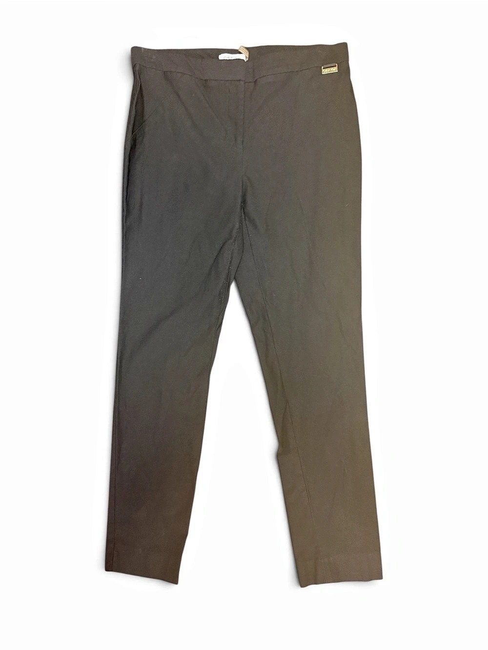 Calvin Klein Straight Leg Pants Size 10 in Black